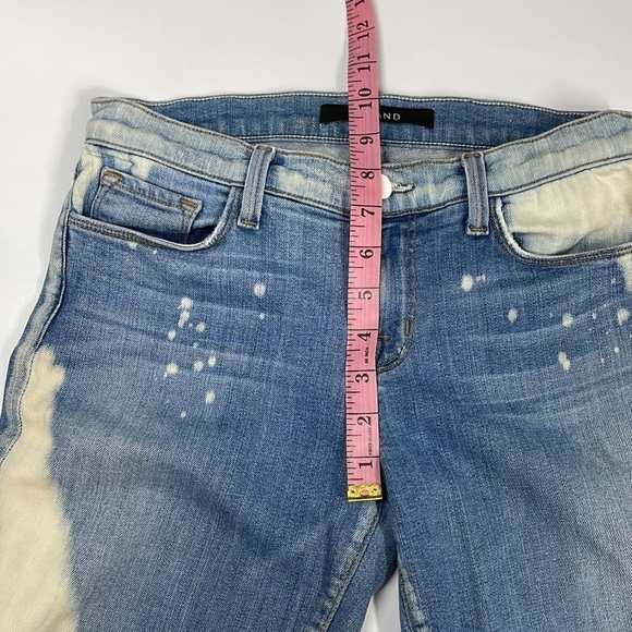 J Brand Zephyr Bleach Marked Denim Skinny Jeans Size 27 - Picture 9 of 9